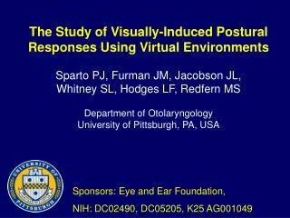 The Study of Visually-Induced Postural Responses Using Virtual Environments