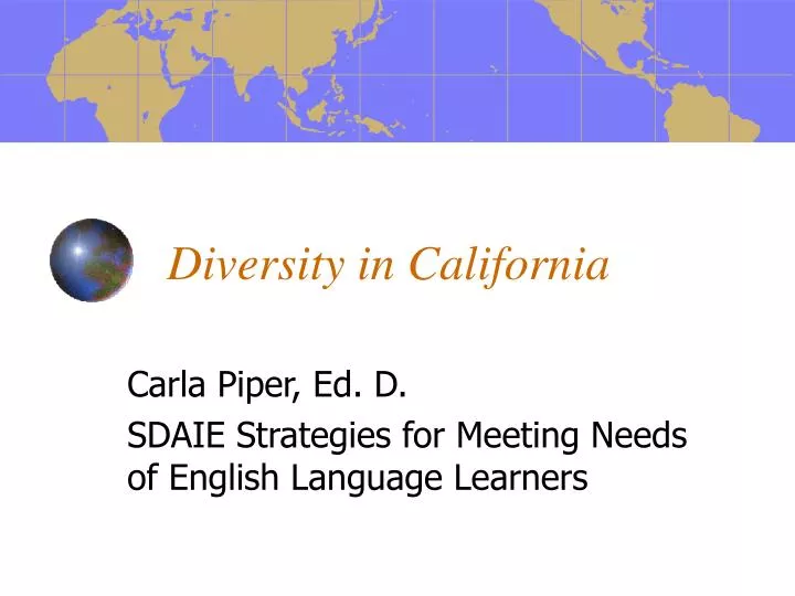 diversity in california