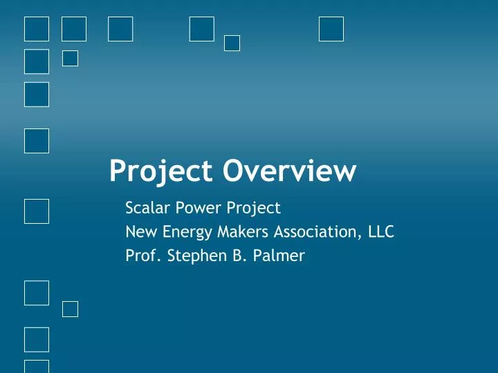 project overview