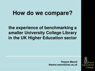 How do we compare?