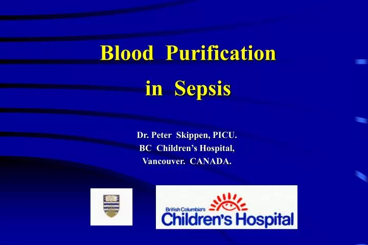 blood purification in sepsis