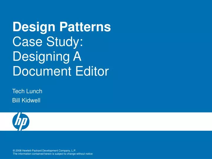 design patterns case study designing a document editor
