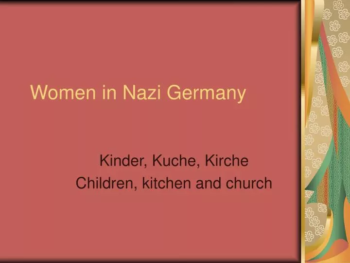 women in nazi germany