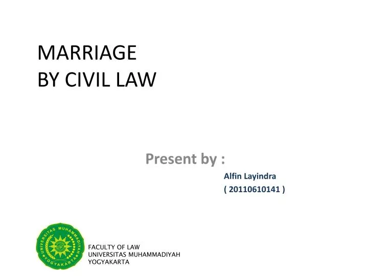 marriage by civil law