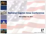 National Capitol Area Conference - slide 1