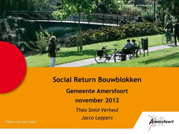 social return bouwblokken gemeente amersfoort november 2012 thea smid verheul jacco leppers