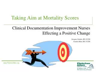 Taking Aim at Mortality Scores