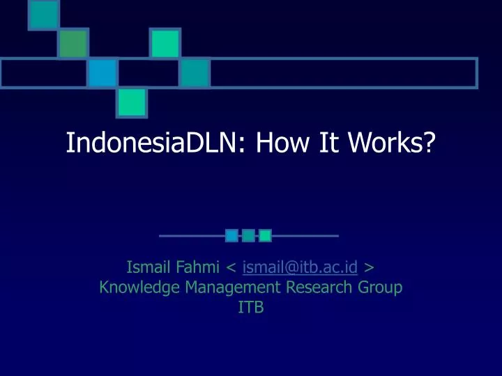 indonesiadln how it works