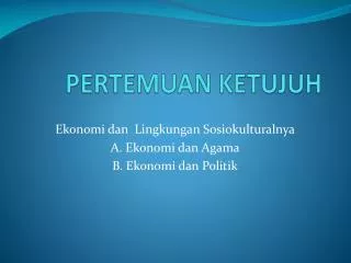pertemuan ketujuh