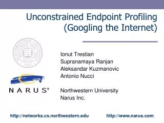 Unconstrained Endpoint Profiling (Googling the Internet) ?