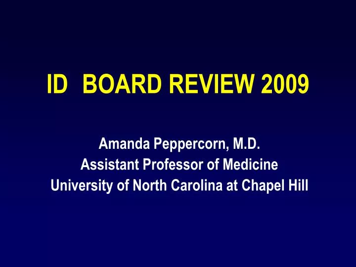 id board review 2009