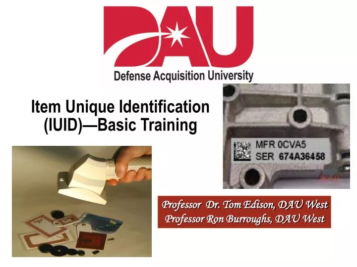 item unique identification iuid basic training