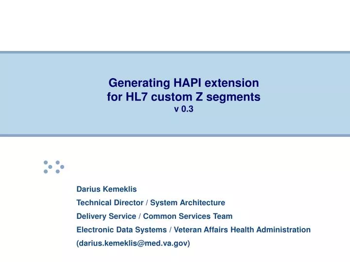 generating hapi extension for hl7 custom z segments v 0 3