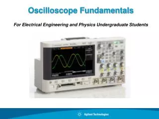 Oscilloscope Fundamentals