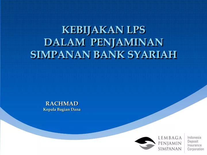 kebijakan lps dalam penjaminan simpanan bank syariah