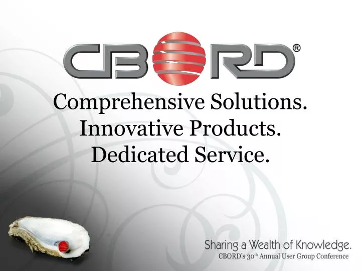 comprehensive solutions innovative products dedicated service