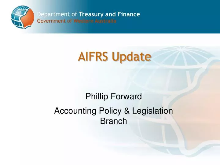 phillip forward accounting policy legislation branch