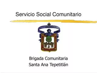 servicio social comunitario