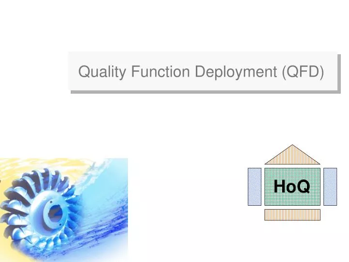 quality function deployment qfd