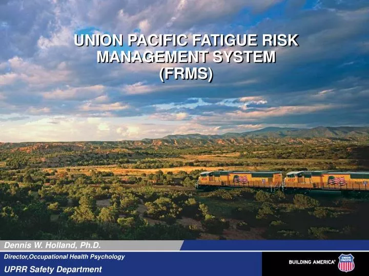 union pacific fatigue risk management system frms