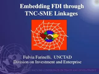 Embedding FDI through TNC-SME Linkages