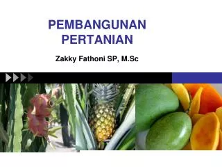 pembangunan pertanian