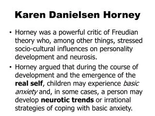 Karen Danielsen Horney