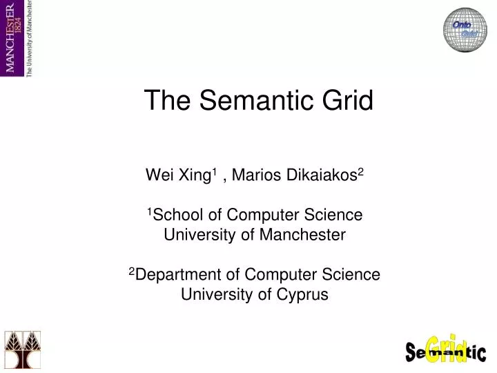 the semantic grid