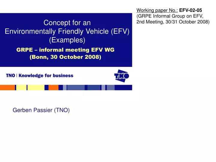 concept for an environmentally friendly vehicle efv examples