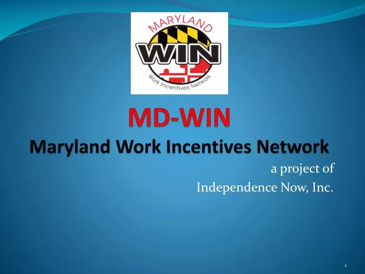 md win maryland work incentives network