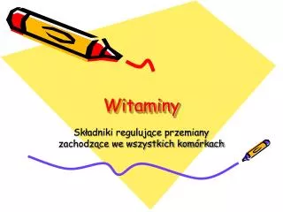witaminy