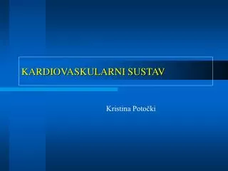 kardiovaskularni sustav