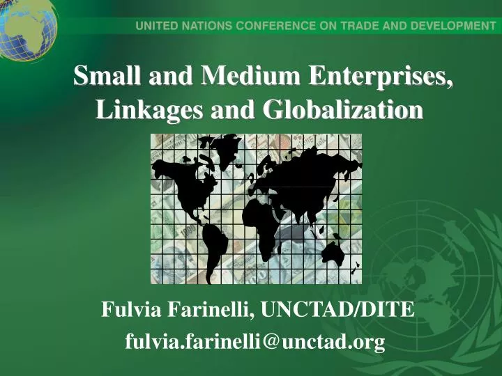 small and medium enterprises linkages and globalization