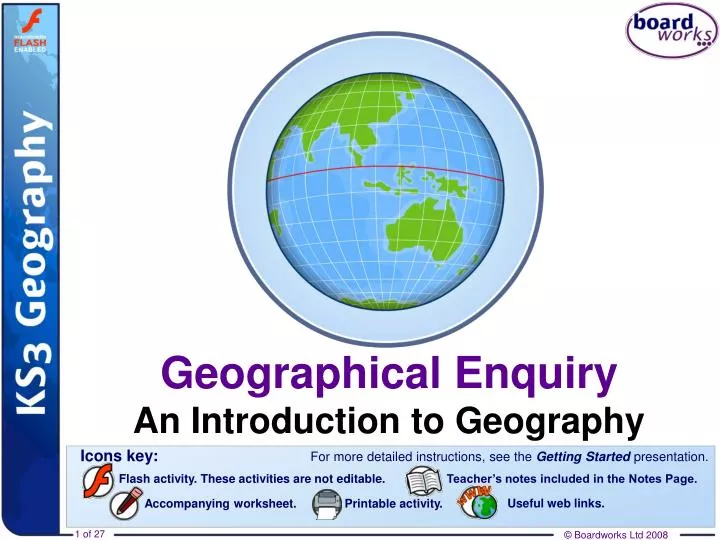 geographical enquiry an introduction to geography