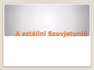a szt lini szovjetuni
