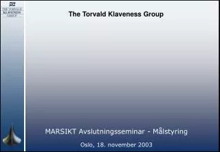 the torvald klaveness group