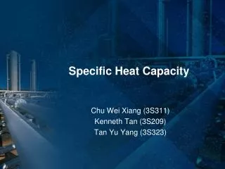 Specific Heat Capacity