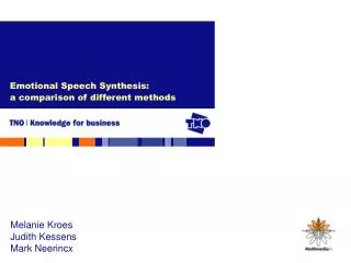 Emotional Speech Synthesis: a comparison of different methods