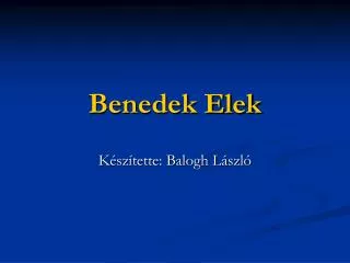 benedek elek