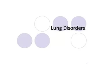 Lung Disorders