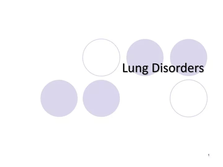 lung disorders