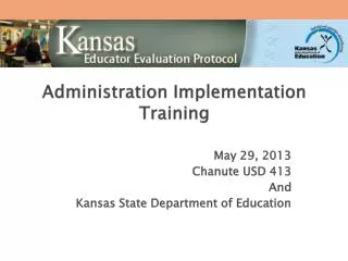 Administration Implementation Training