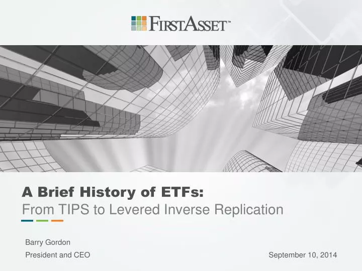 a brief history of etfs from tips to levered inverse replication