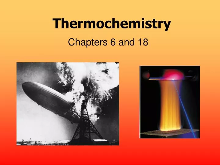 thermochemistry