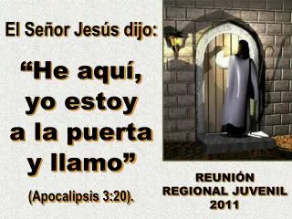 el se or jes s dijo