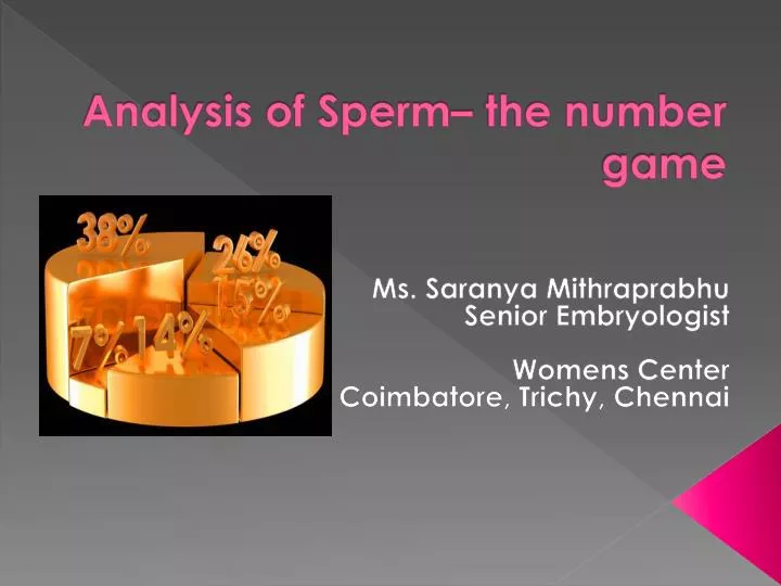 analysis of sperm the number game