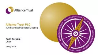 Alliance Trust PLC 126th Annual General Meeting