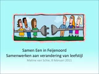 samen een in feijenoord samenwerken aan verandering van leefstijl