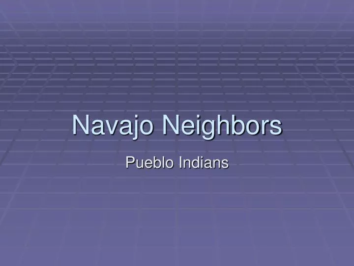 navajo neighbors