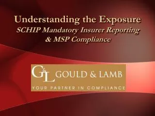 Understanding the Exposure SCHIP Mandatory Insurer Reporting &amp; MSP Compliance